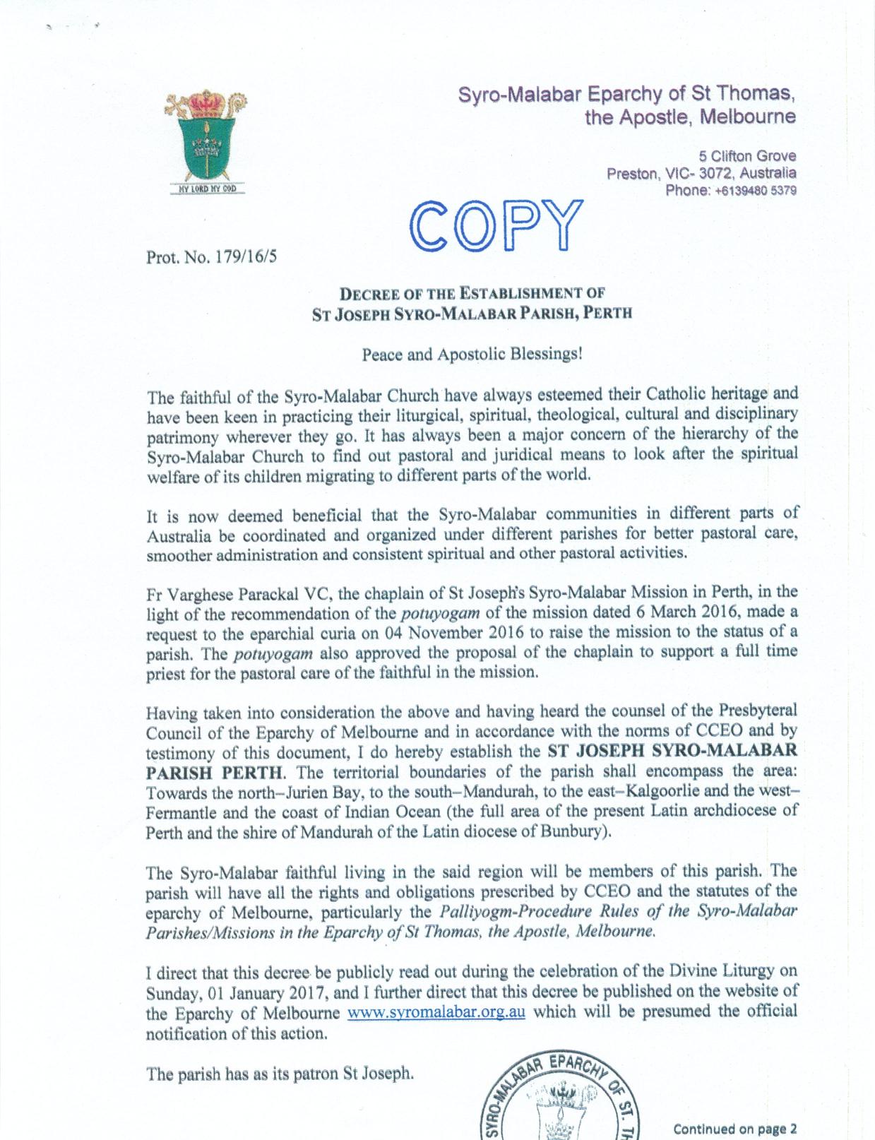 decree-of-establishment-st-joseph-s-perth-page-001