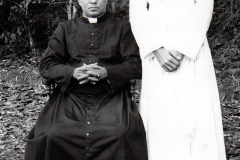 05 Fr. Bosco Puthur with his uncle Fr. G.F. Choondal just before leaving for Rome in 1965