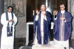 25 Concelebrating with John paul II in His Private chapel in 1984 copy
