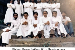 29 Fr. Bosco Puthur With Seminarians in St. Joseph Pontifical Seminary Mangalapuzha