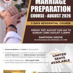 Marriage Preparation Course August 21,22,23